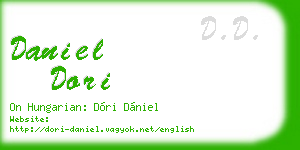 daniel dori business card